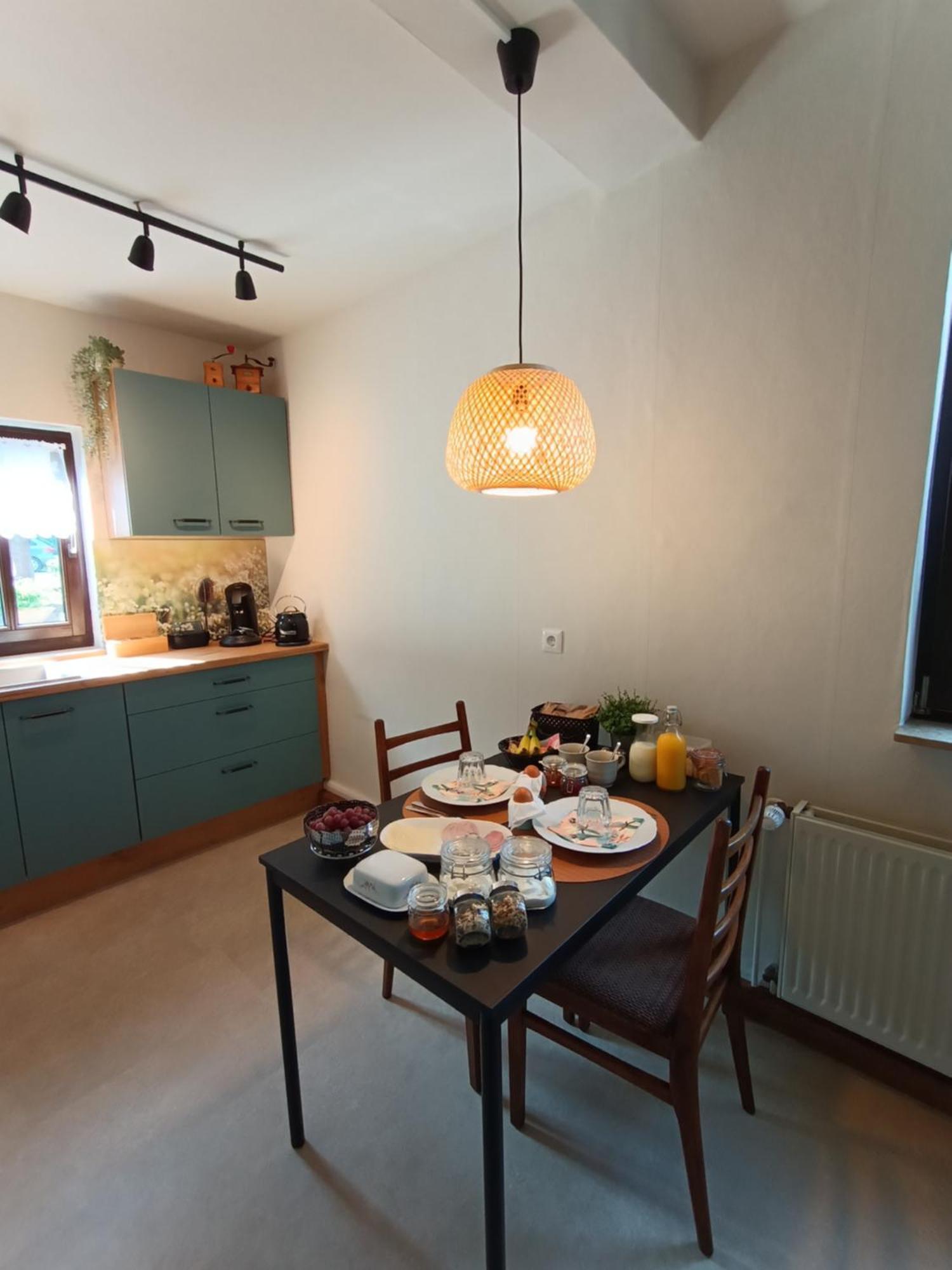 Minicamping Und B&B Apartment Hintergarten Niederorschel 外观 照片